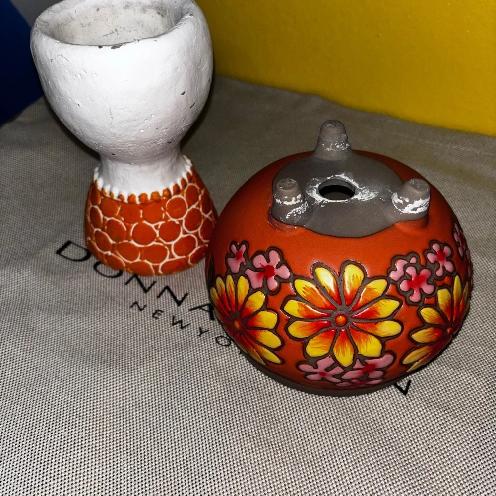 🥰🥰Colorful Hand-Painted Ceramic Planters❤️❤️